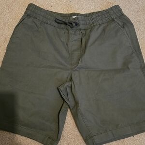 Sonoma Olive Green 9" Everyday Pull-On Shorts, NEW